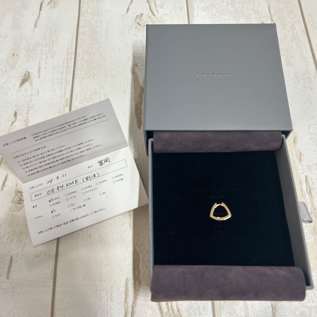 AMU様専用☆hirotakaヒロタカ☆別注☆片耳用☆トライアングル☆ピアス