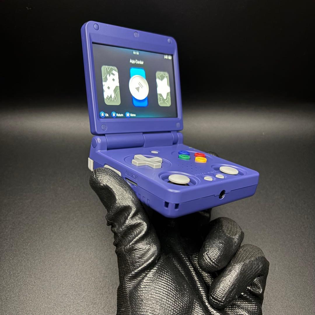 新品 Anbernic RG34XXSP 高性能携帯機 インディゴ 64GB - メルカリ