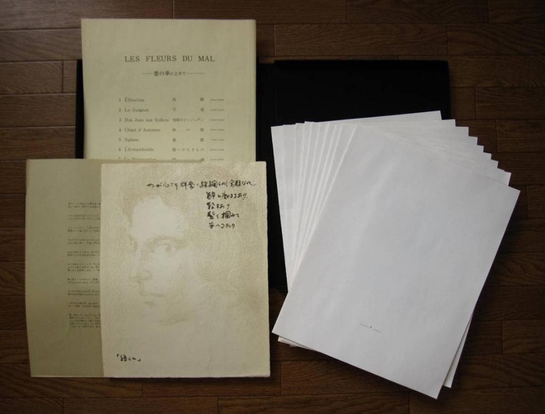 横尾龍彦 銅版画集 悪の華 限定20部 オリジナルエッチング 10葉 E.A.版