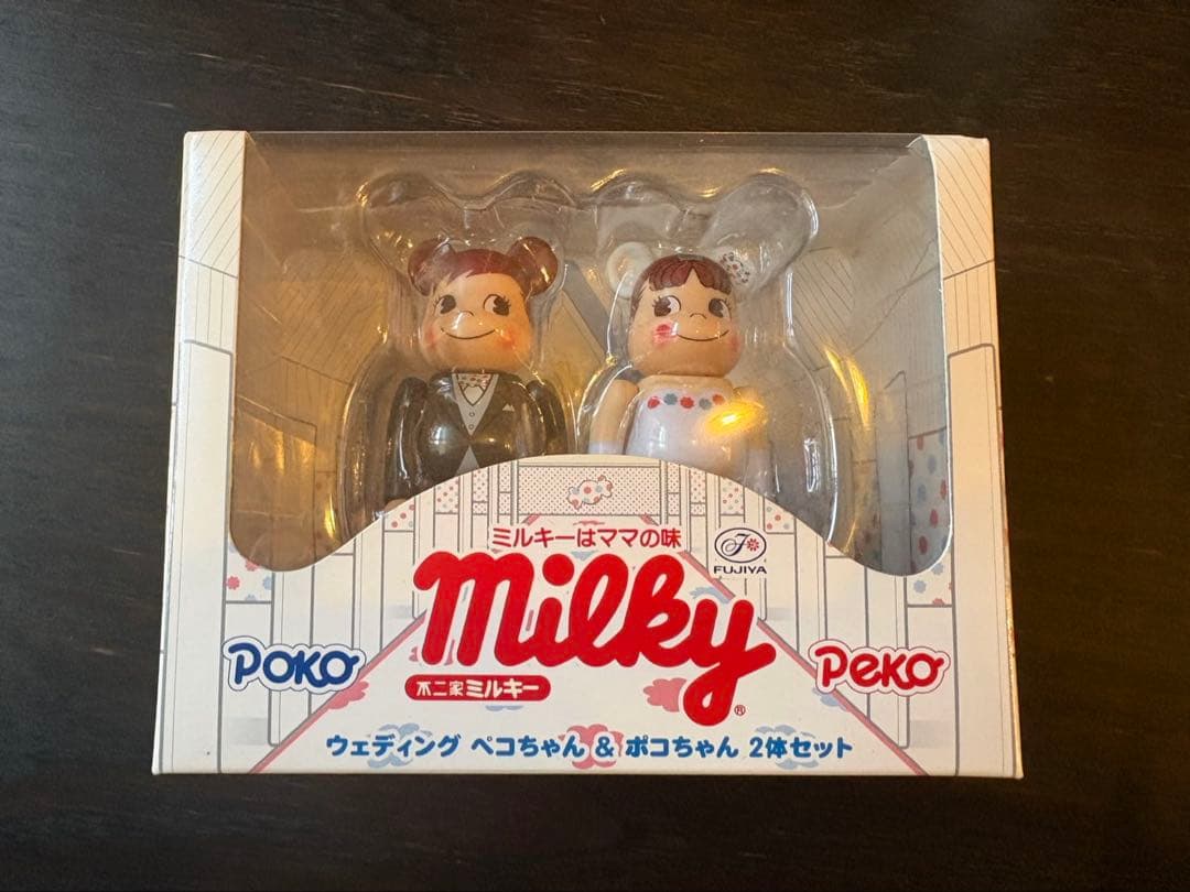 ウエディング ペコちゃん&ポコちゃん BE@RBRICK ベアブリック - メルカリ