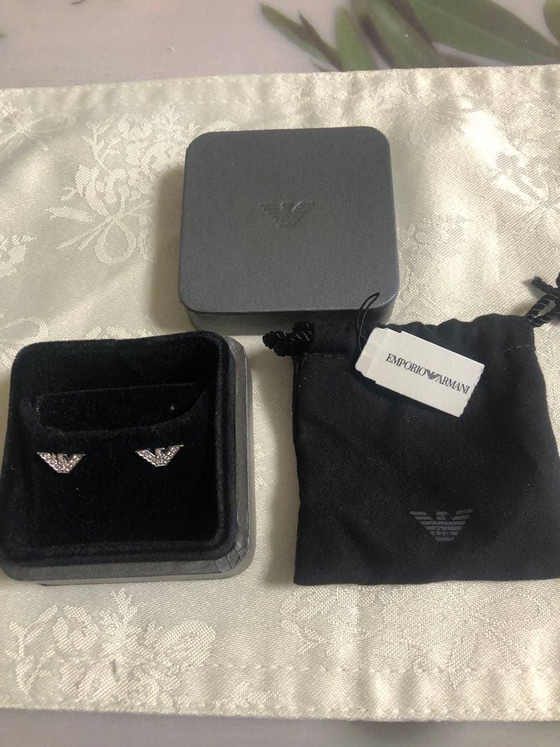 美品☆エンポリオアルマーニ☆ピアス エンポリオアルマーニ EMPORIO ARMANI アクセサリー ピアス earrings