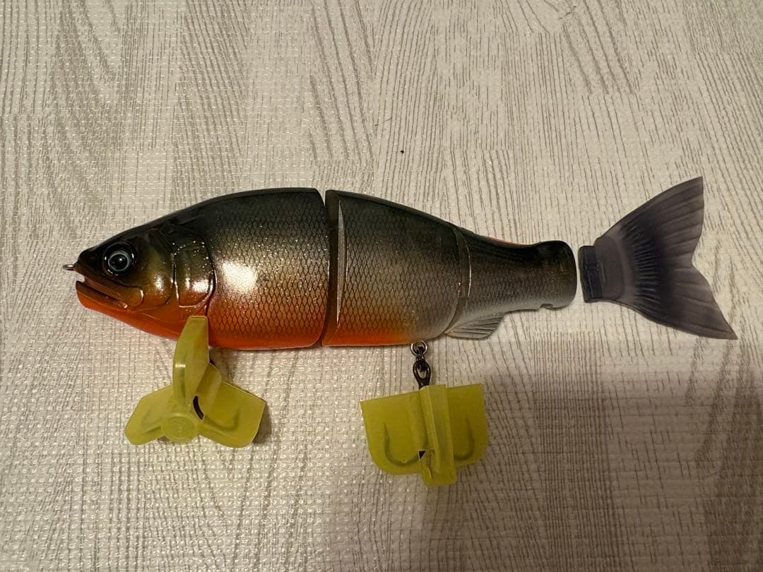 ラグラス La Gras 150 魚じゃらし工房 ブラックバックオレンジホロ