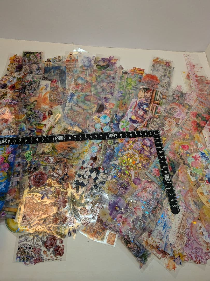 ⑤コラージュ シール 紙もの シーリング