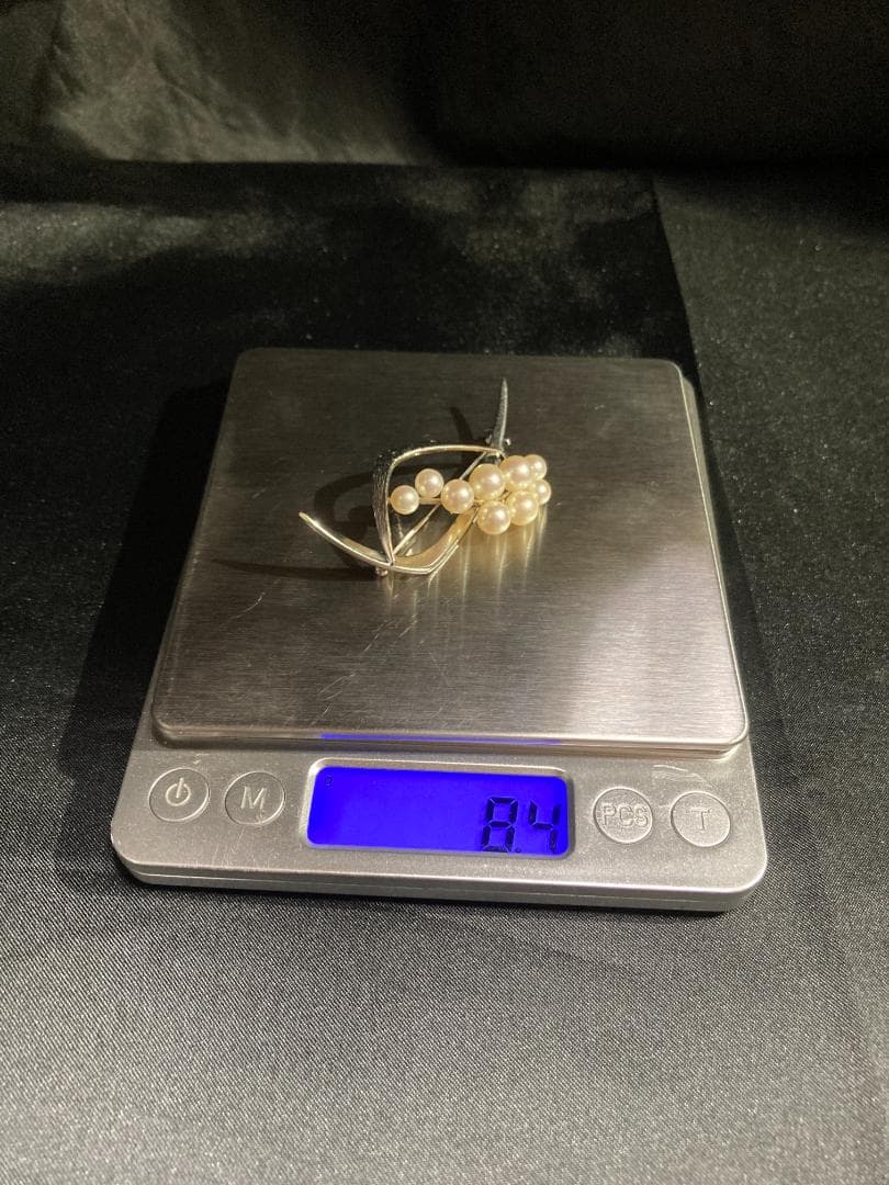 MIKIMOTO ミキモト ブローチ パール 9粒 9珠 925 皇室御用達の通販はau