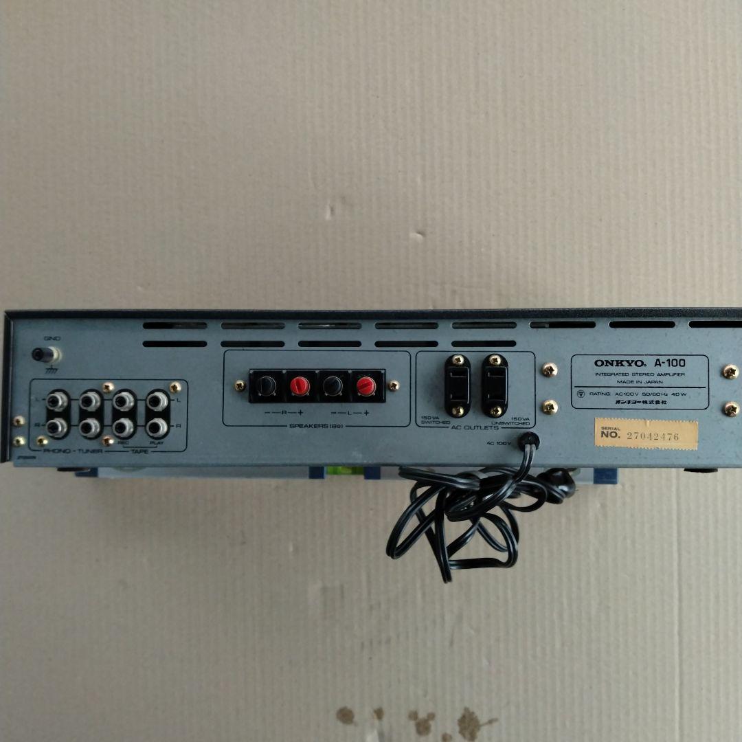 ONKYO A-100 インテグレーテッドステレオアンプ - メルカリ