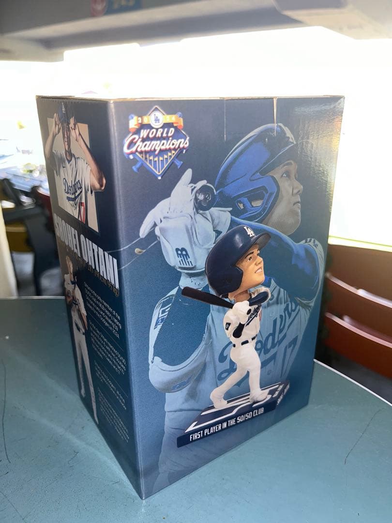 ジ*ボ様 大谷翔平　50/50 バブルヘッド　来場者限定　スタジアム配布　ドジャ 大谷翔平】50/50 バブルヘッド 来場者限定 ドヂャースタジアム 配布