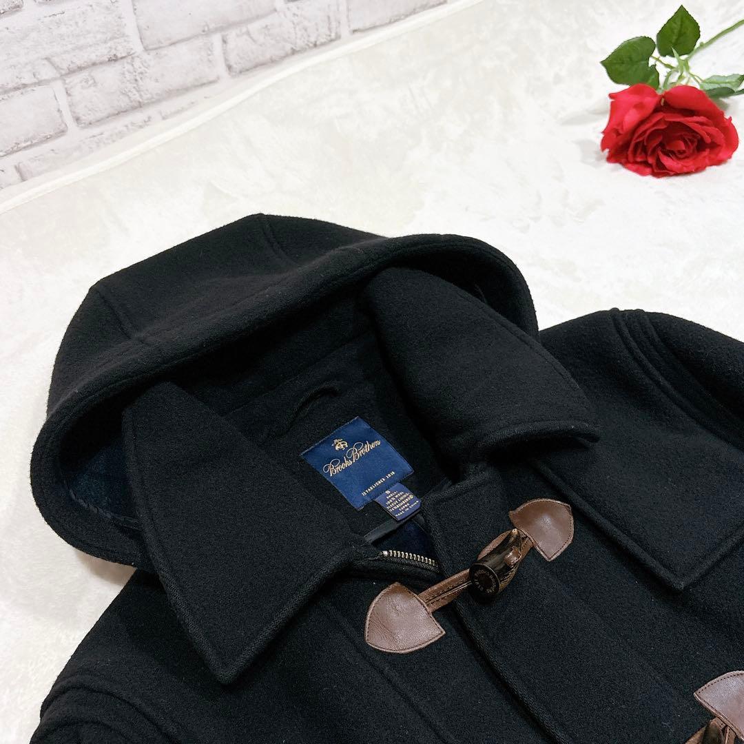 未使用級美品✨ ブルックスブラザーズ ダッフルコート ブラック ウール