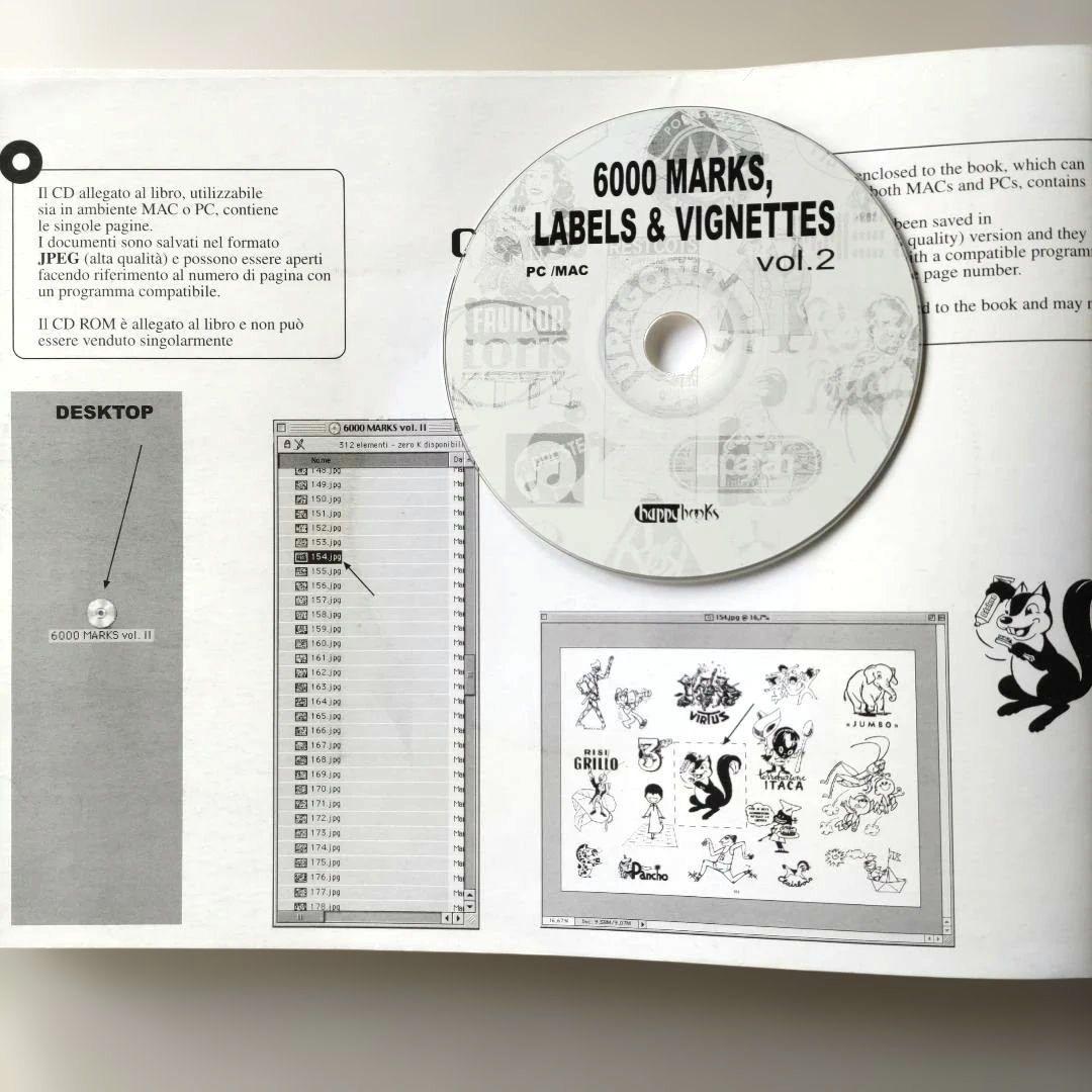 6000 MARKS LABELS & VIGNETTES vol. 2/マーク - メルカリ