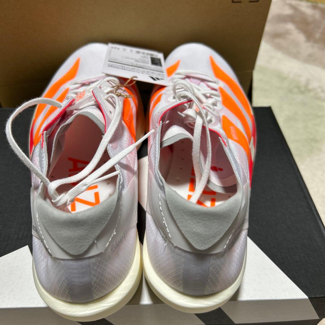 アディダス ランニングシューズ 27.5cm アディゼロタクミセン11 オレンジ