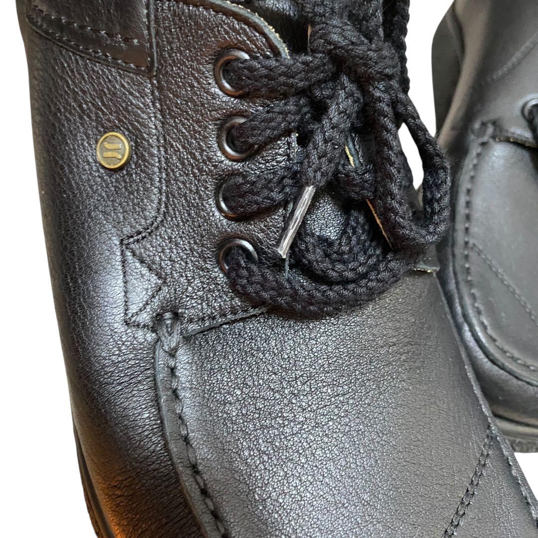 未使用 jacoform ヤコフォーム 革靴 レースアップシューズ ブラック