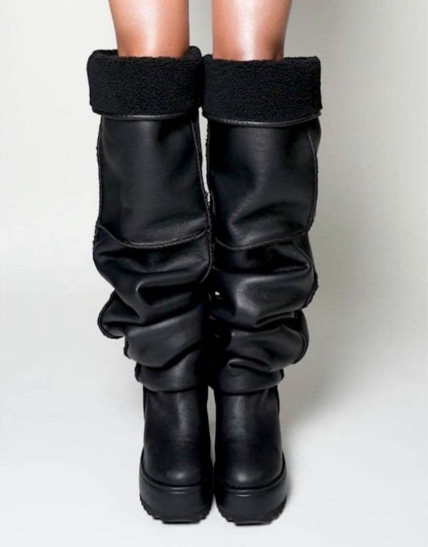 YELLO JACOB LOOSE FIT LONG BOOTS ブラック L YELLO JACOB LOOSE FIT LONG BOOTS ブラック☆L - メルカリ