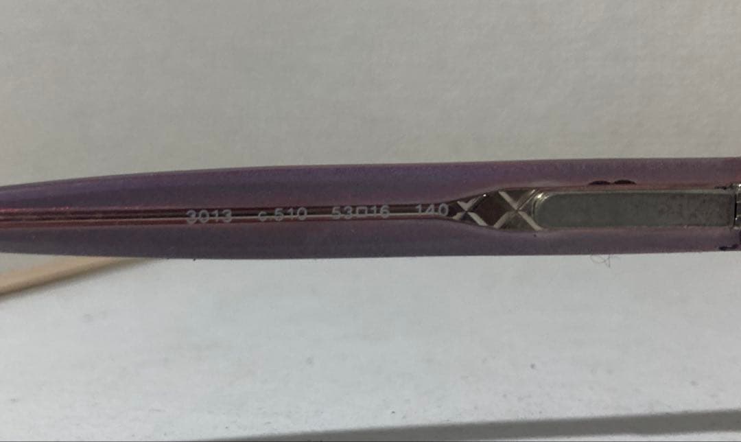 シャネル CHANEL メガネフレーム ココマーク 紫系 3013 c510 メガネ