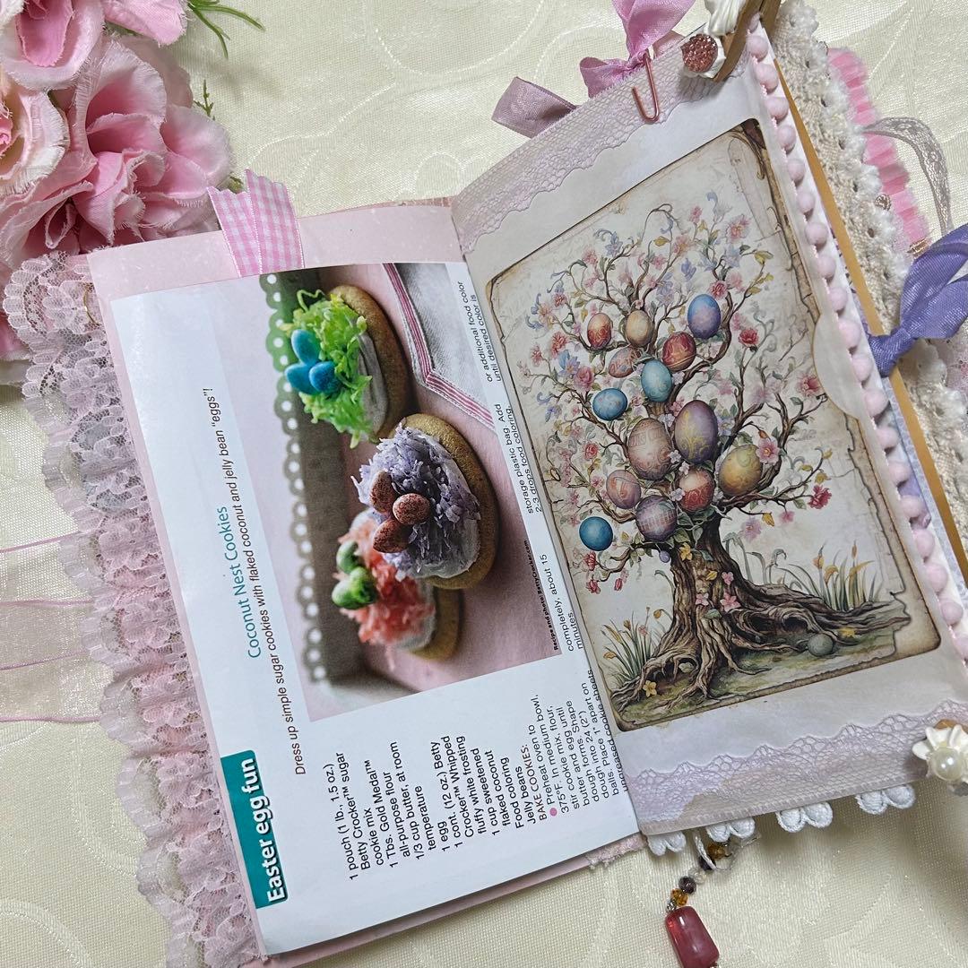 薔薇とレースのジャンクジャーナル・雑記帳 Happy Easter - メルカリ