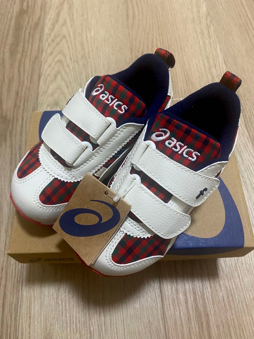 familiar スニーカー アシックス 赤 15.5 ASICS（アシックス） ベビーシューズ スニーカー キッズ 13.0-15.5cm