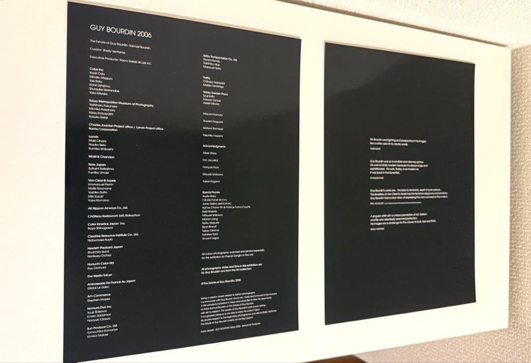 GUY BOURDIN ギイ・ブルダン 2006展覧会 写真集 - メルカリ