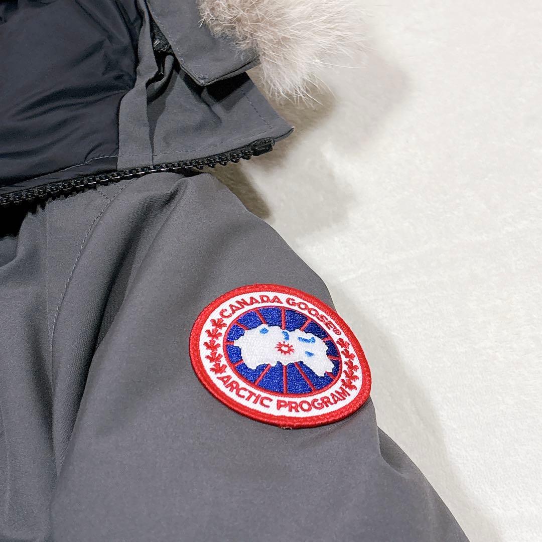 新品同様✨ カナダグース ダウンジャケット ファー グレー L メンズ