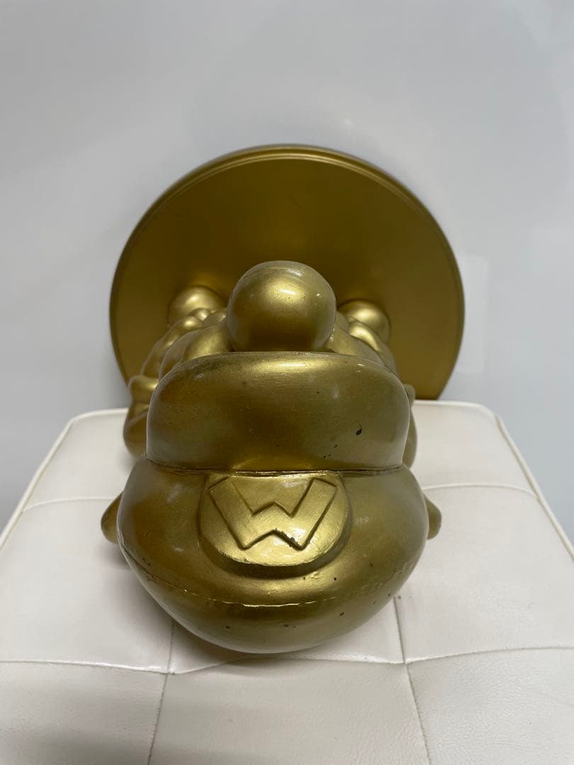 店頭用 正規品】任天堂 スーパーマリオ 金のマリオ像 ゴールド マリオ