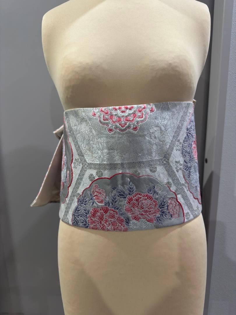 3日間特別価格！早い者勝ち☆ 二部式　作り帯　文庫結び　高級プラチナ箔