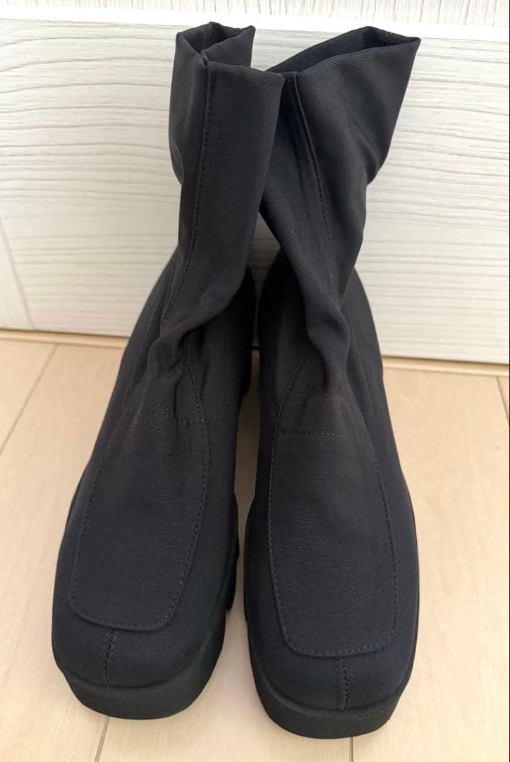 《ヒルズアベニュー》ストレッチブーツ 22.5cm ブラック