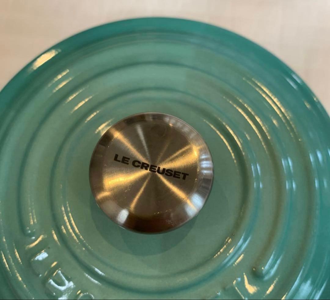 ル・クルーゼ ココットロンド 14cm クールミント 離乳食 小鍋 インテリア