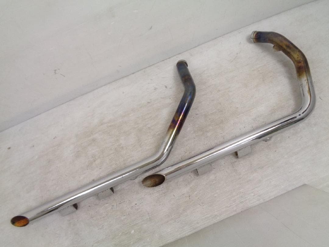 スポーツスター 04-13 ドラッグパイプ スラッシュカット マフラー スポーツスター ドラッグパイプマフラー EVO用 / 2％er オフィシャル