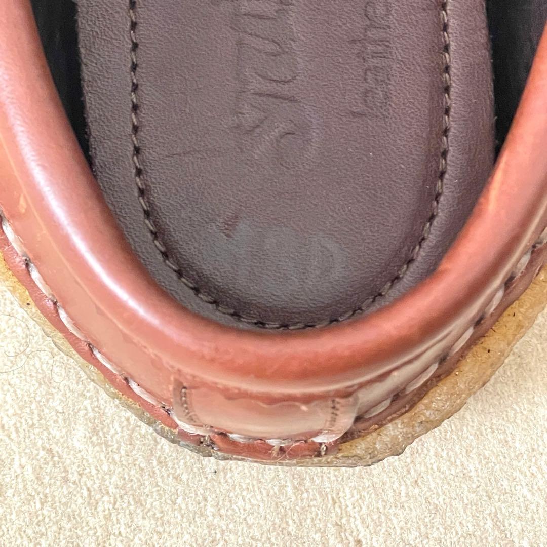 ユケテン センターリング モック モカシン レザー シューズ US8 26cm