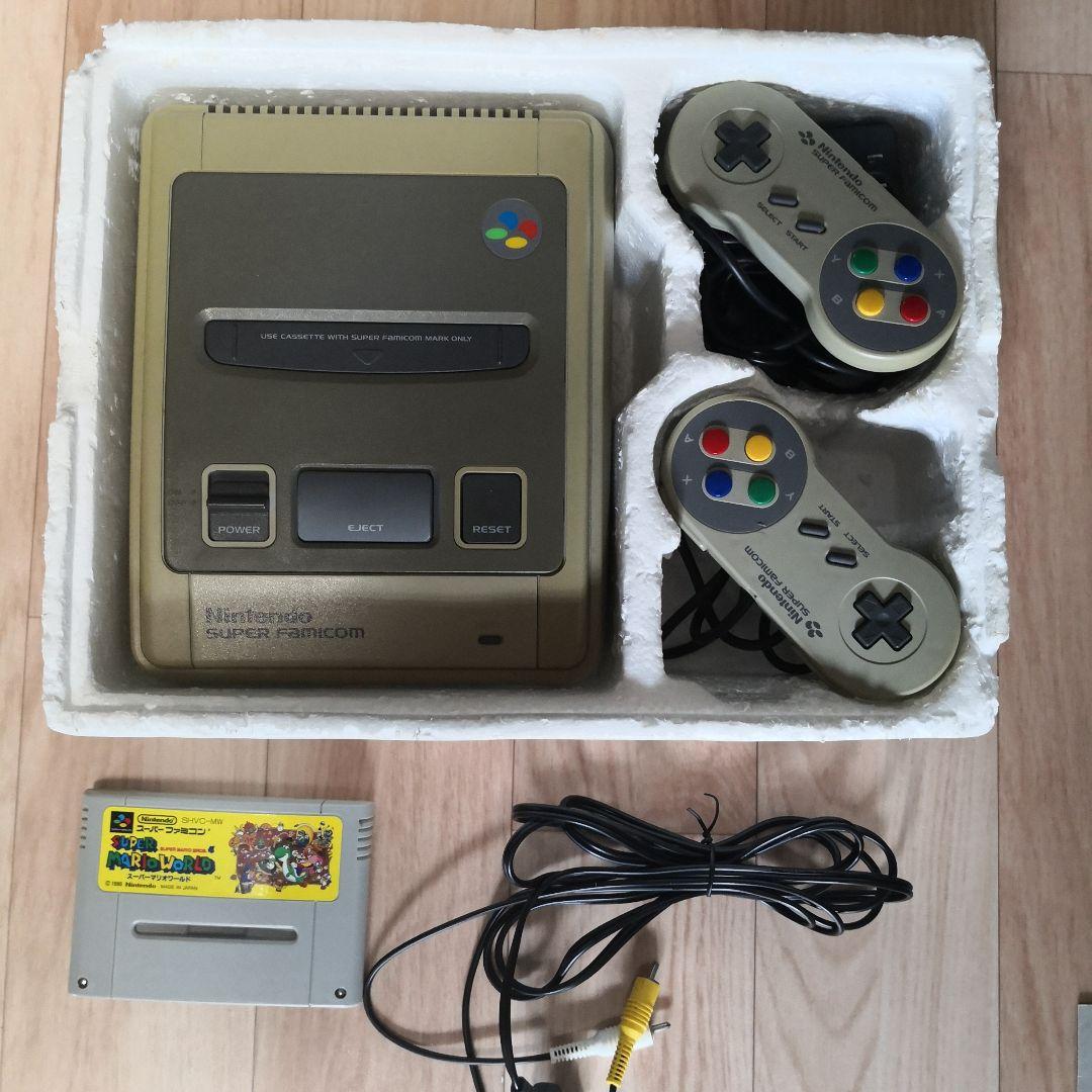 初代スーパーファミコン　スーパーマリオワールド 付 任天堂（Nintendo） スーパーファミコン カセット ソフト スーパー