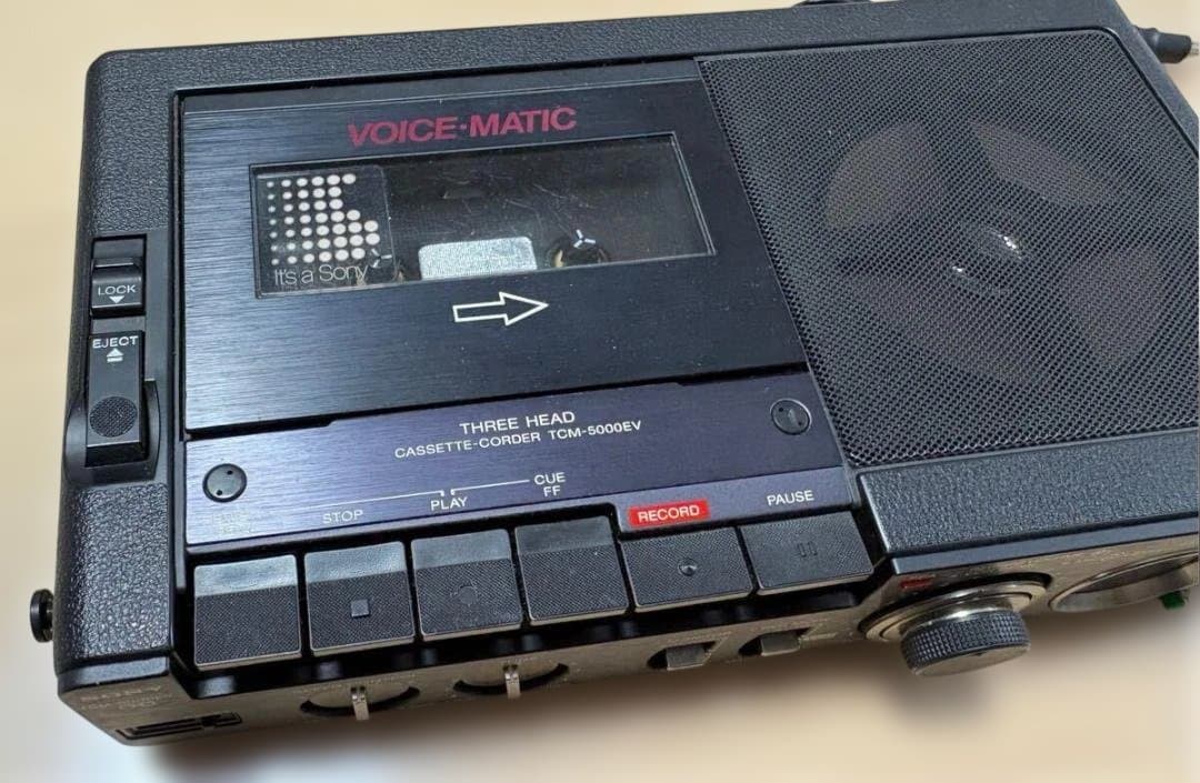 ジャンク品】SONY TCM-5000EV カセットプレーヤー - メルカリ