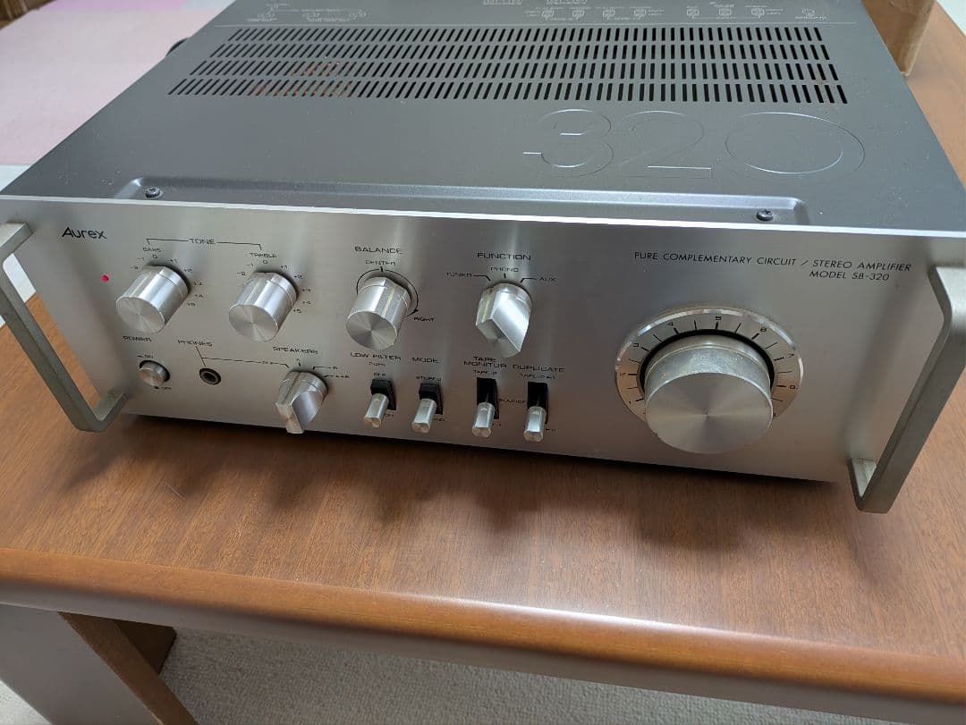 東芝AurexチューナーST320とアンプSB320 - メルカリ