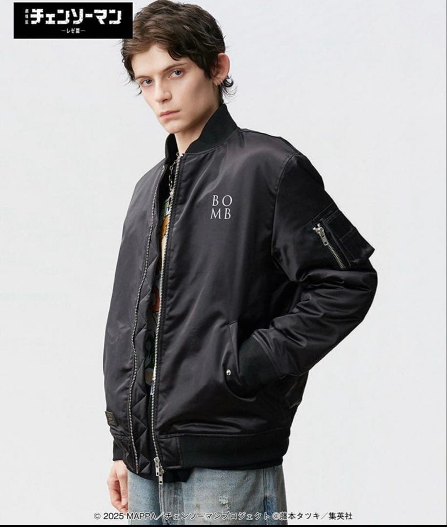 チェンソーマンコラボ glamb /ボムボンバージャケット - メルカリ