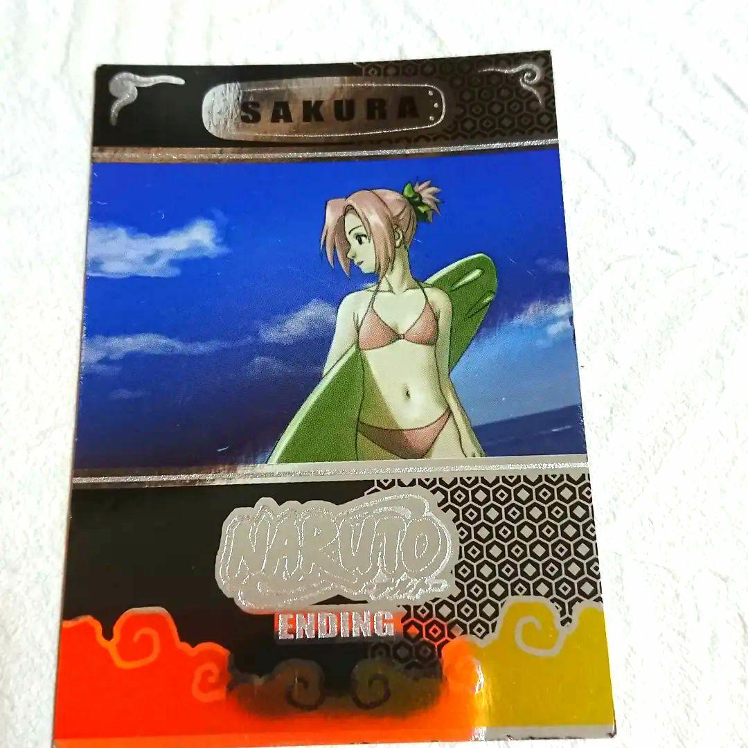 NARUTO ナルト エンディング カード サクラ 水着 - メルカリ