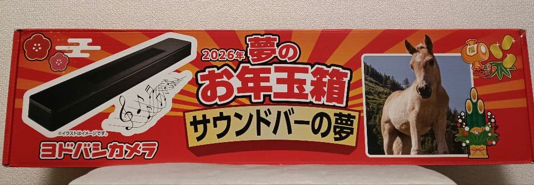 未使用未開封 ヨドバシカメラ夢のお年玉箱2026 サウンドバーの夢