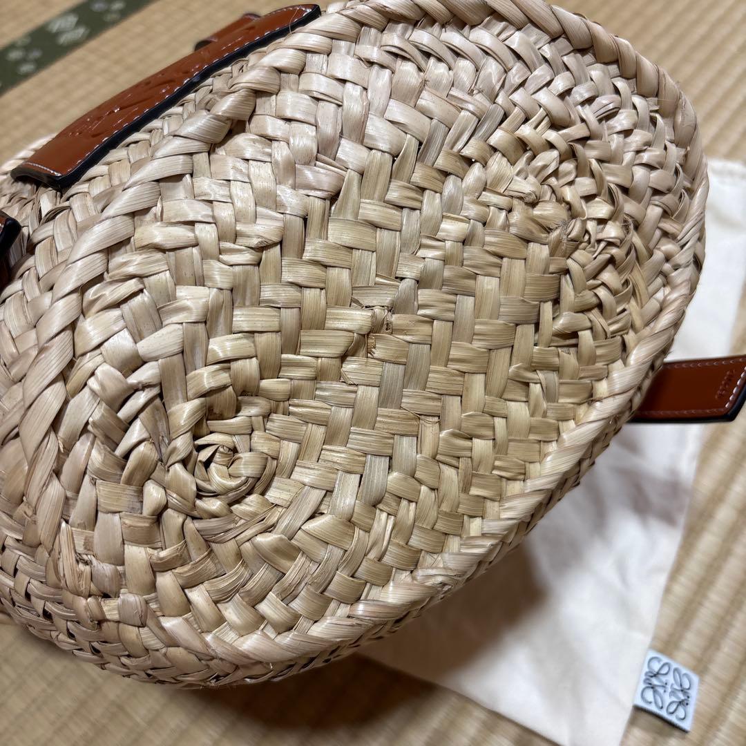 LOEWE ストローかごバッグ ベージュ スモールサイズの通販｜www