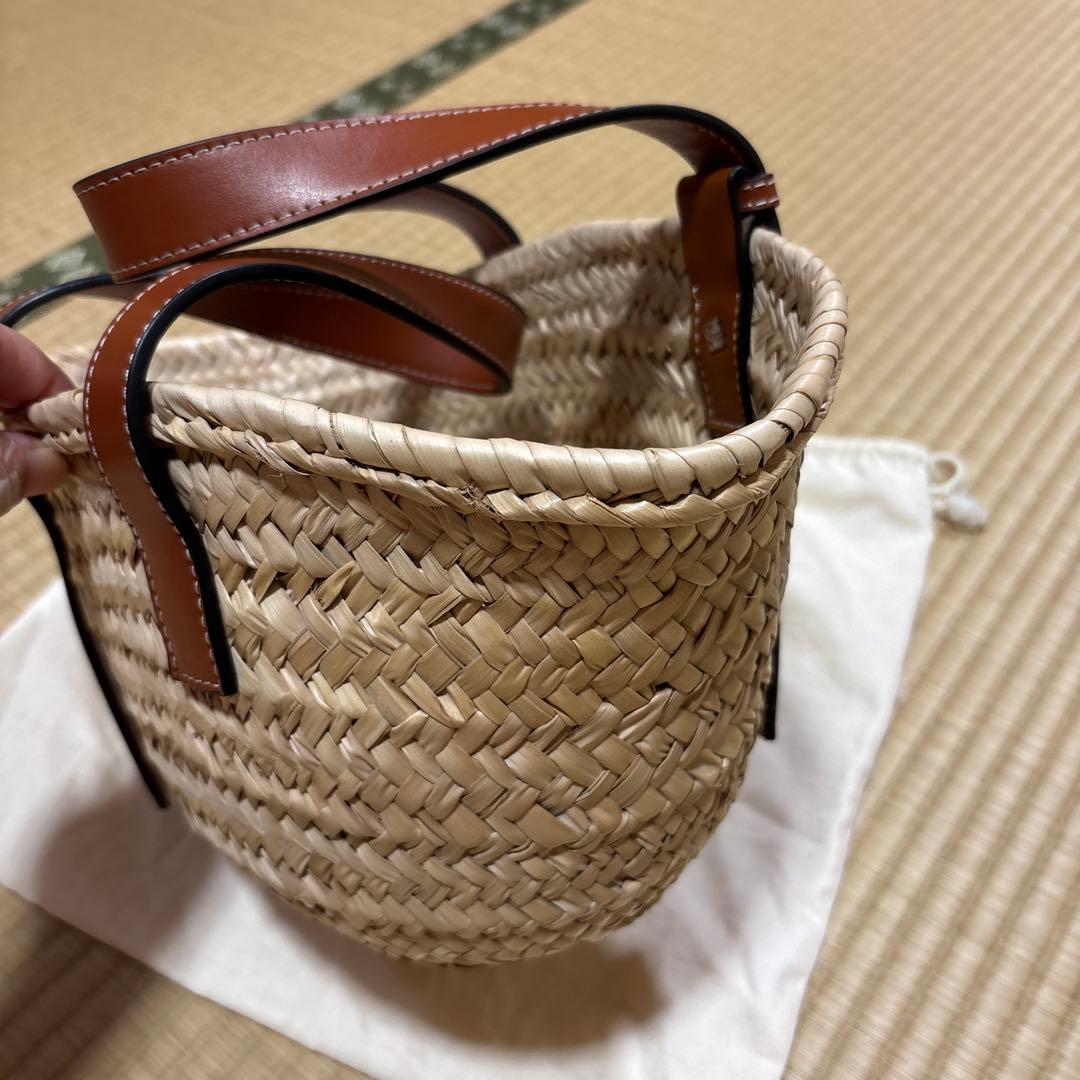 LOEWE ストローかごバッグ ベージュ スモールサイズLOEWE ストロー