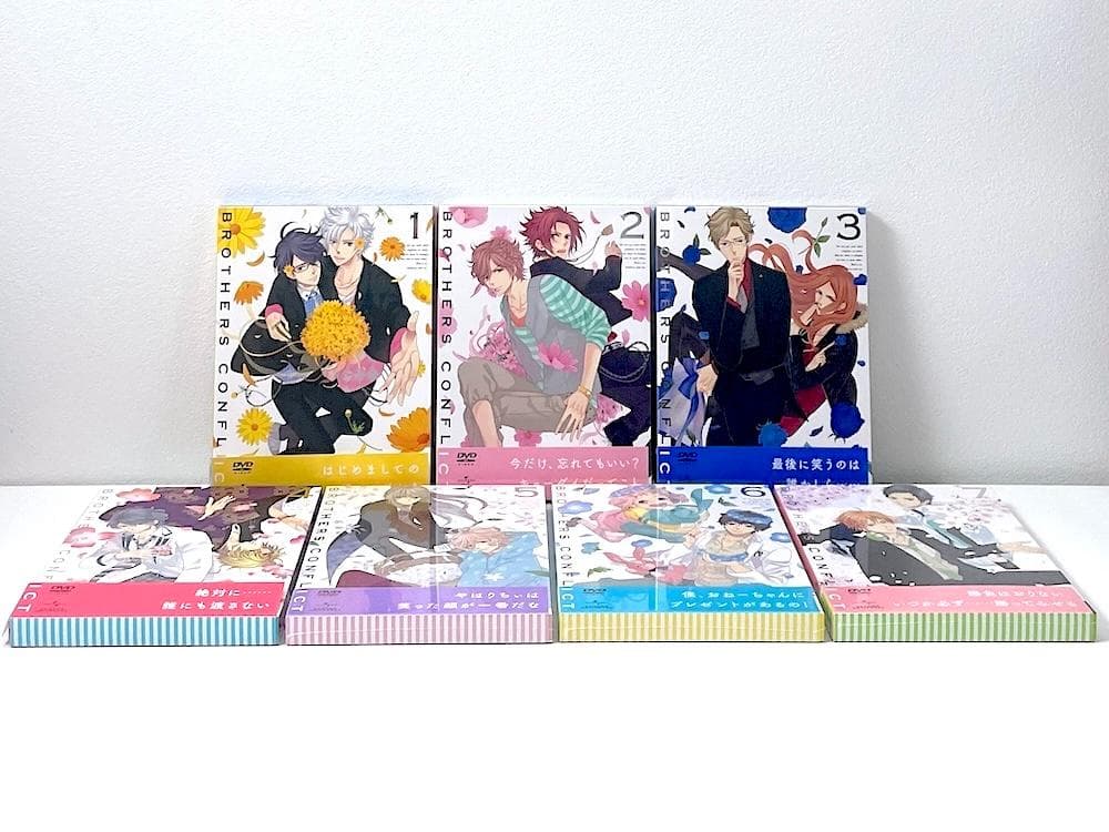 未開封多数 DVD BROTHERS CONFLICT 初回限定版 全7巻セット
