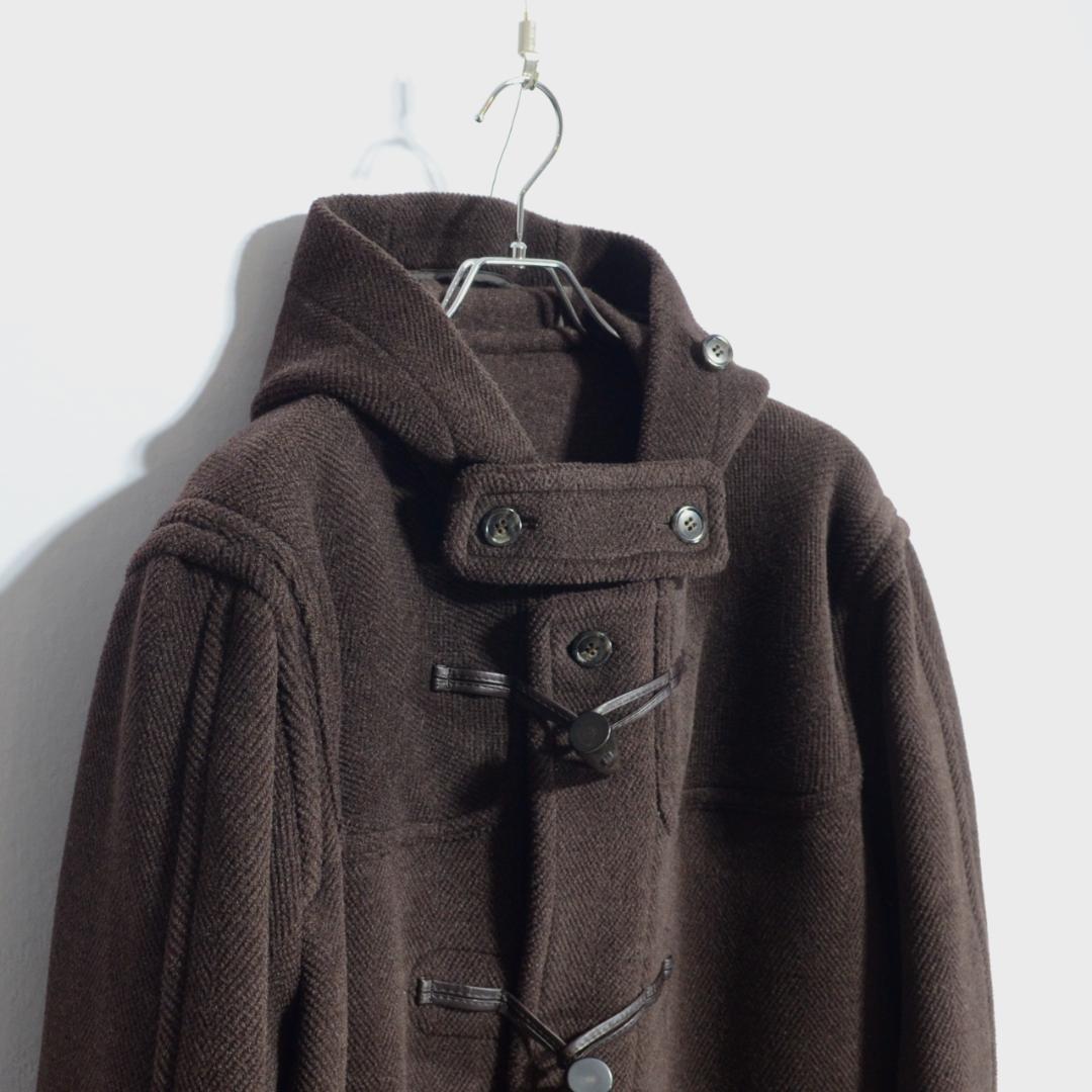 超貴重極上品 ムーアブルック製 カットパイル ダッフルコート H