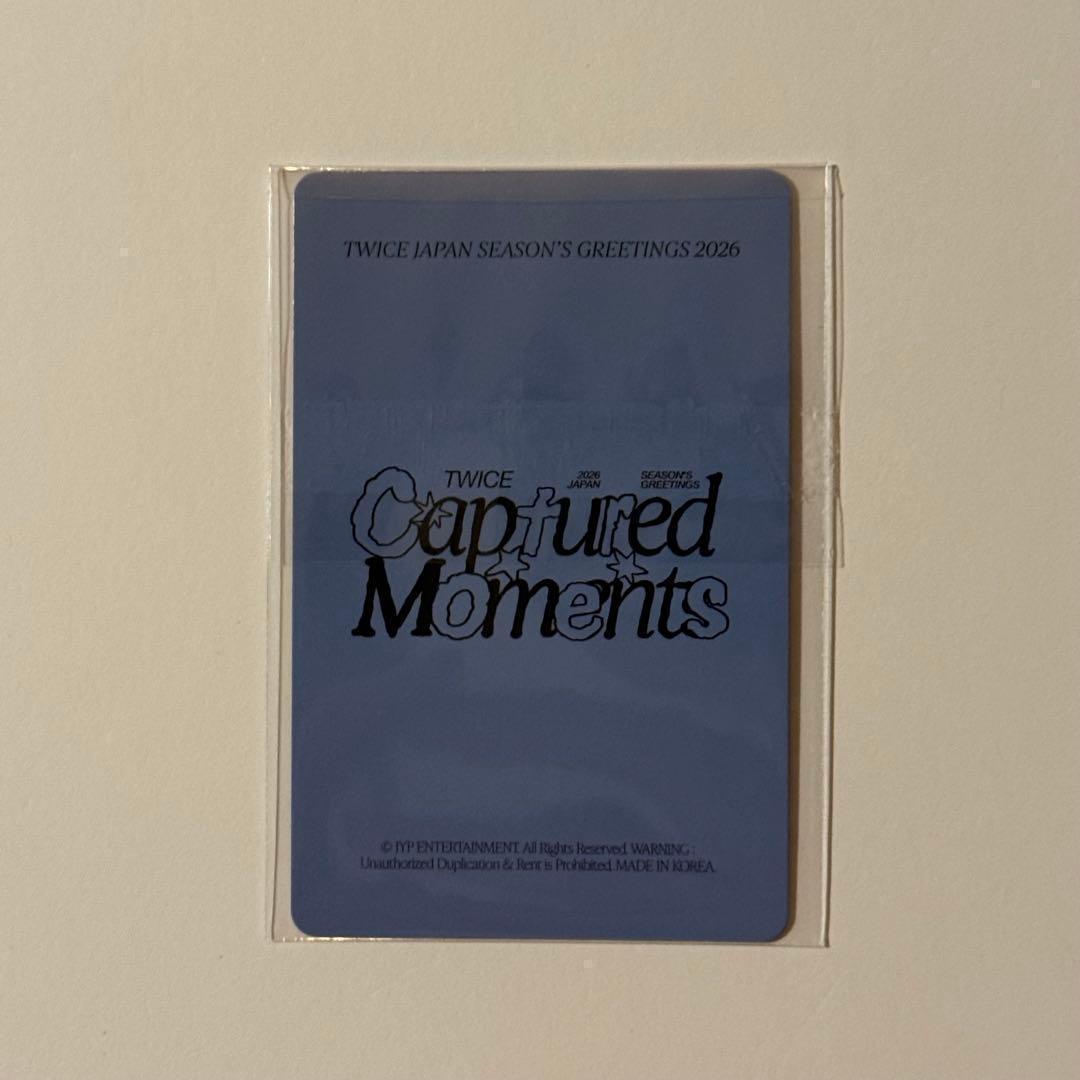 匿名配送）TWICE ジョンヨン 2026 シーズングリーティング 特典トレカ