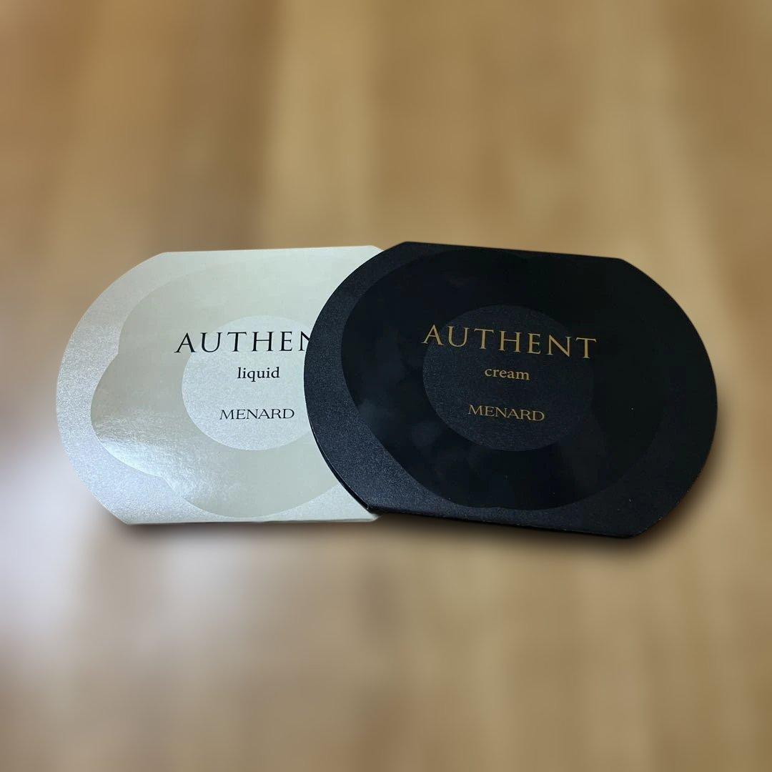 AUTHENT オーセント クリーム リクイド セットメナード パウチ 試供品