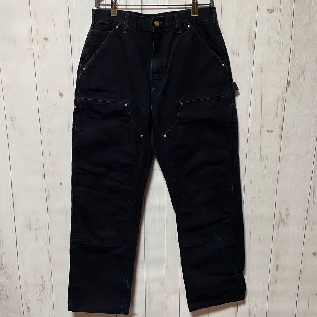 90s Carhartt カーハート ダブルニー ブラック ダック パンツ - メルカリ