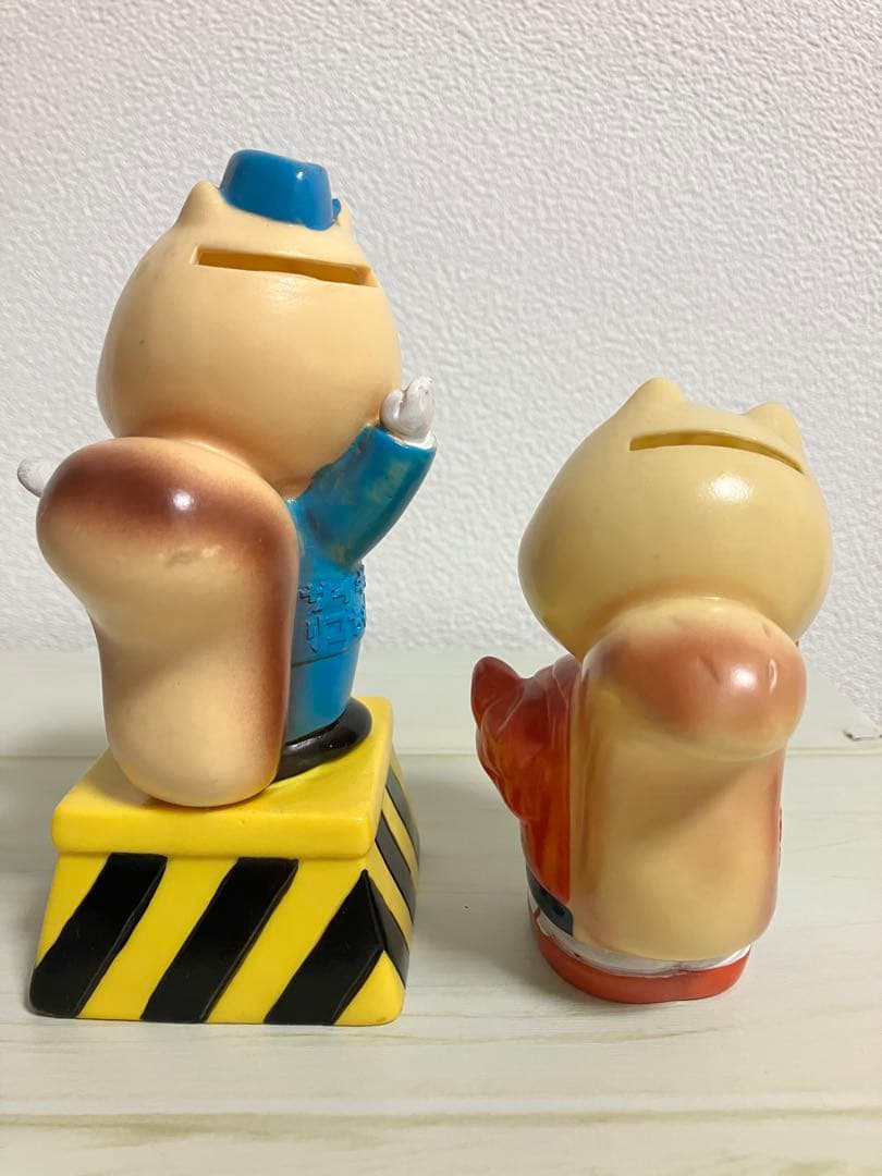 埼玉銀行 さい銀 リコちゃん貯金箱 ソフビ まとめて 当時物 企業物