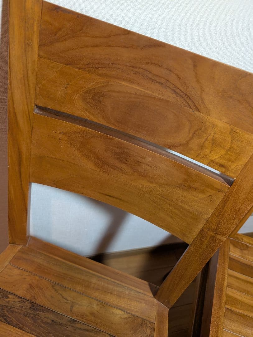 《送料込》オールド家具無垢材ハイバックダイニングチェア ウォールナットいす