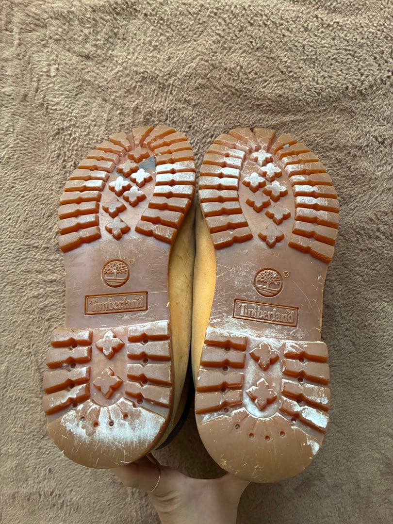 Timberland ベージュ　9.5インチ（27.5cm）