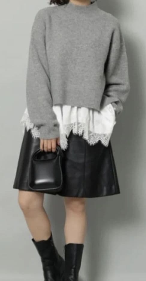 Arpege story（アルページュストーリー）レースキャミ付きプルオーバー