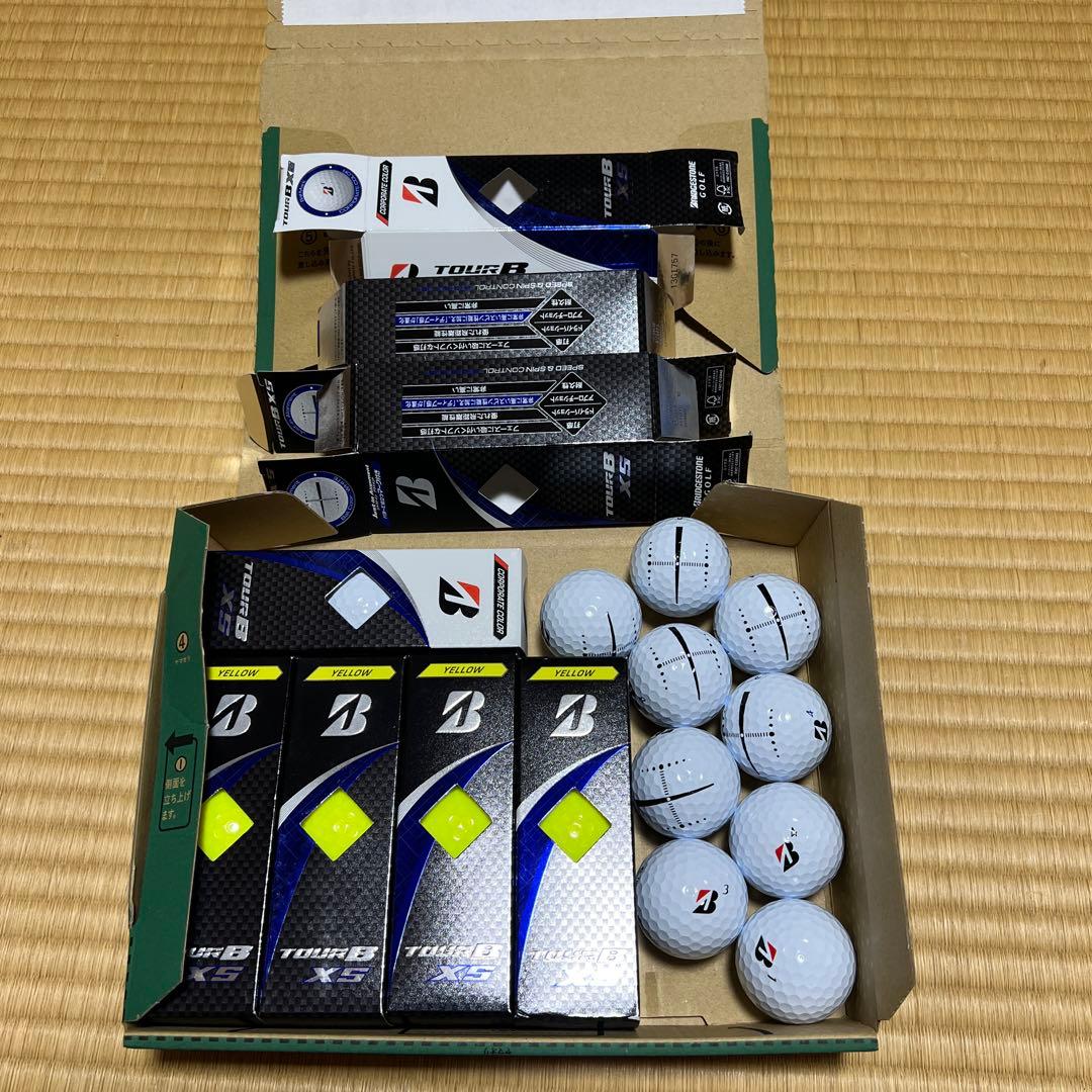 【新品】ブリヂストン TOUR B XSゴルフボール 24個 TOUR B 【即納】 2ダース 24個入りブリヂストンゴルフ XS ボール 2024