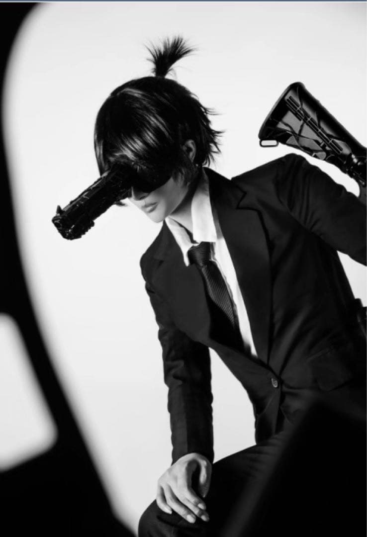 チェンソーマン　早川アキ　銃の魔人　お面　コスプレ道具 Amazon.co.jp: チェンソーマン 早川アキ コスプレ 道具 銃の魔人 はや