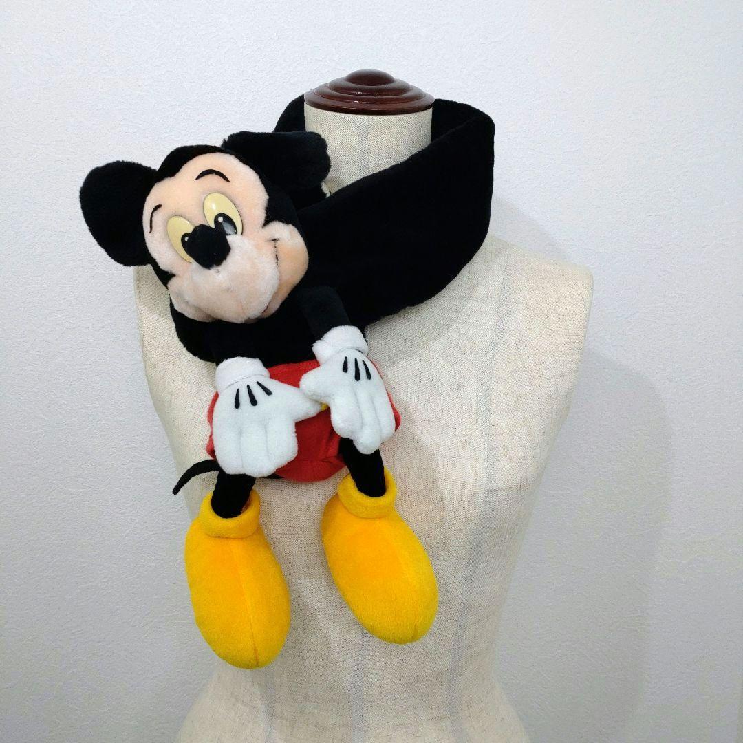 ディズニー ミッキー ぬいぐるみマフラー 平成レトロ - メルカリ