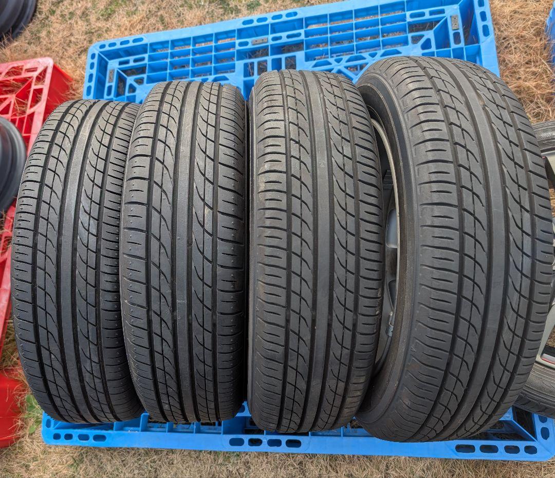 ②中古品 ダイハツタント2024製タイヤ付き純正ホイール4本セットの2