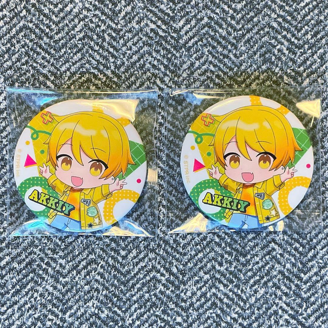 AMPTAKxCOLORS あっきぃ 缶バッジ 虹 武道館 デフォ アンプタック