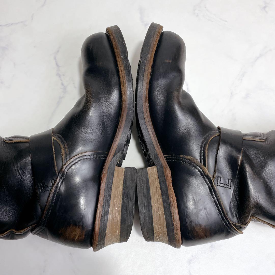 廃盤✨RED WING エンジニアブーツ 9268 7D ブラック 茶芯レザー - メルカリ