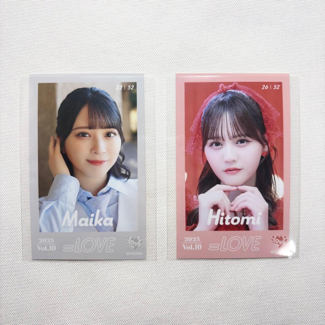 LOVE イコラブ ミニフォト 髙松瞳 佐々木舞香 - メルカリ